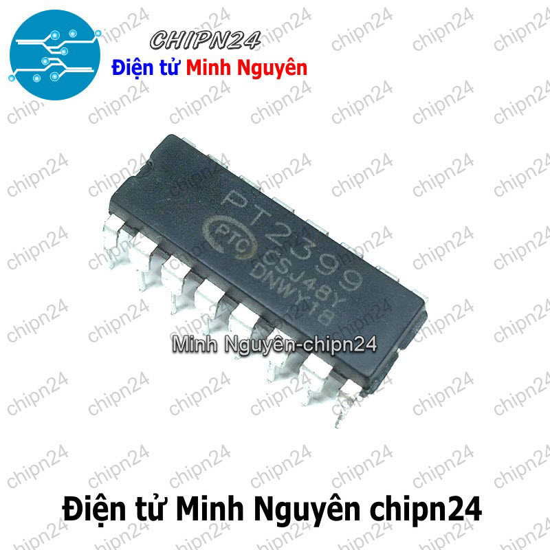 [1 con] (DT) IC PT2399 DIP-16 Hàng Tốt (IC Echo Audio) (IC Khuếch đại âm thanh) - HH002495