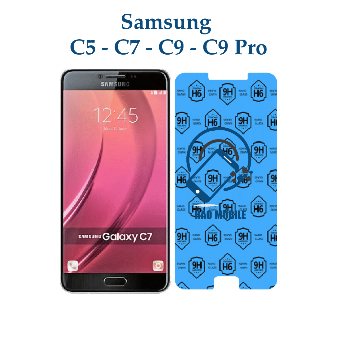 Dán cường lực dẻo nano Samsung C5, C7, C9, C9 Pro