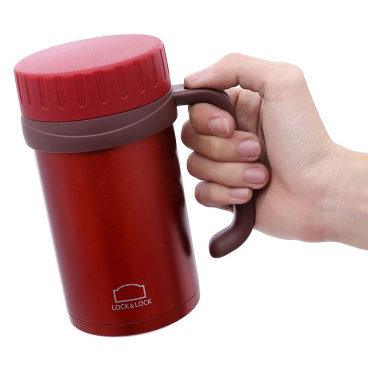 Ly giữ nhiệt có quai cầm Lock&Lock Basic Table Mug LHC9002 500ml