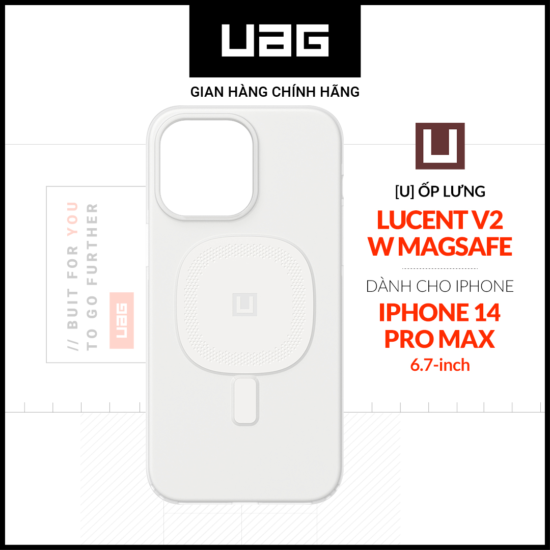 [U] Ốp Lưng UAG LUCENT V2 W Magsafe Cho iPhone 14 Pro Max [6.7 INCH]