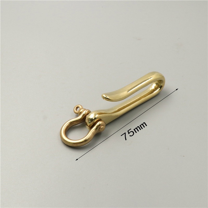 Móc khoá đồng đơn giản