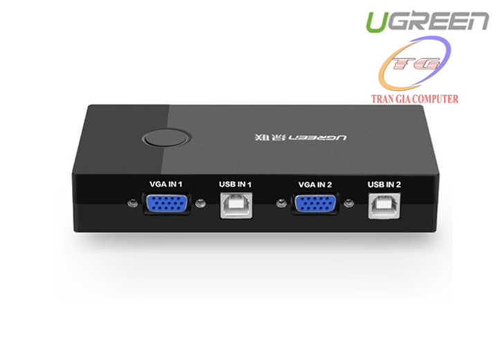 Bộ chuyển KVM 2 PC sang 1 màn hình Ugreen 30357