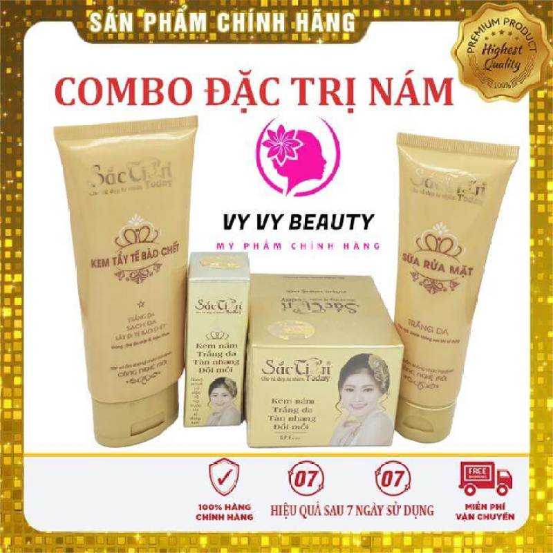 Combo KEM NÁM SIÊU TỐC 15g Sắc Tiên Today 4 món giá rẻ