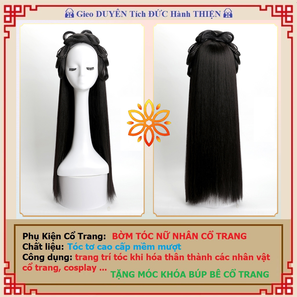 Bờm tóc cổ trang nữ nhân Hán Phục