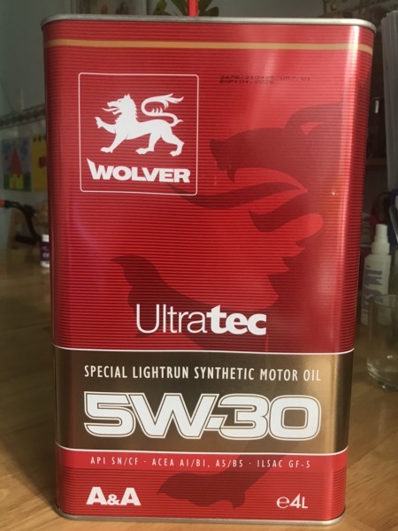 Nhớt động cơ WOLVER Ultratec 5W-30 ( Nhớt Đức - 1 LON chứa 4 lít )