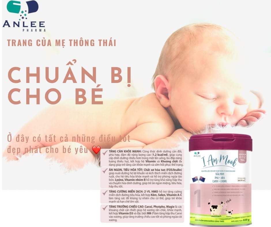 Sữa cao cấp I AM MOOK dành cho trẻ dưới 12 tháng.