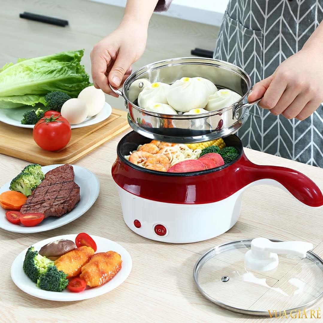 Nồi mini đa năng chống dính hai tầng