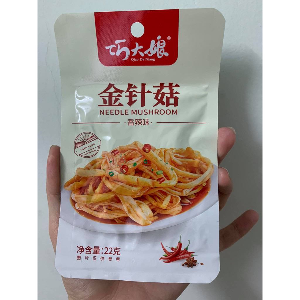 Nấm Kim Châm Sốt Cay Gói 22g