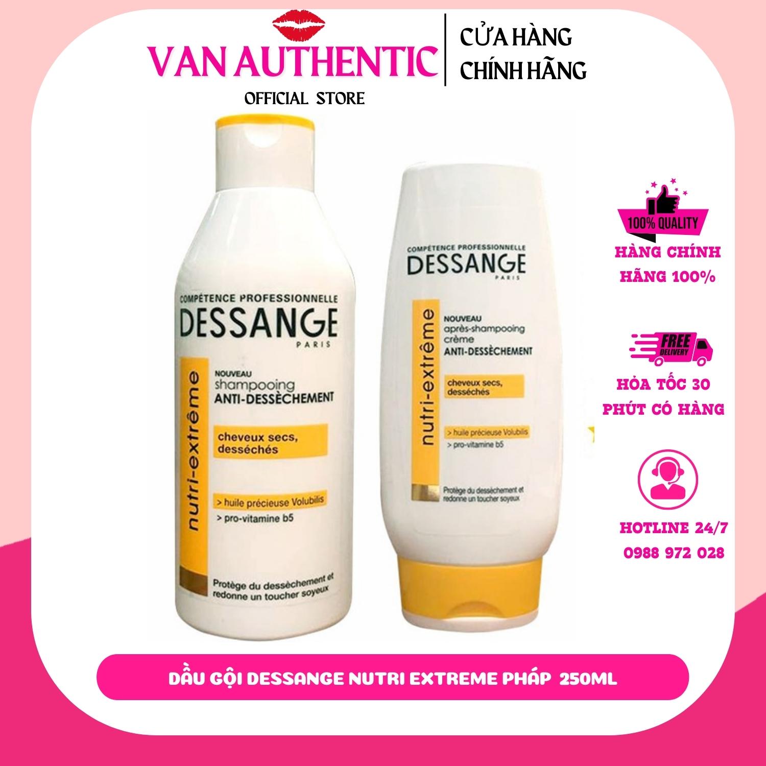Cặp 1 gội 1 xả dessange nutri-extreme 250ml/ 1 chai