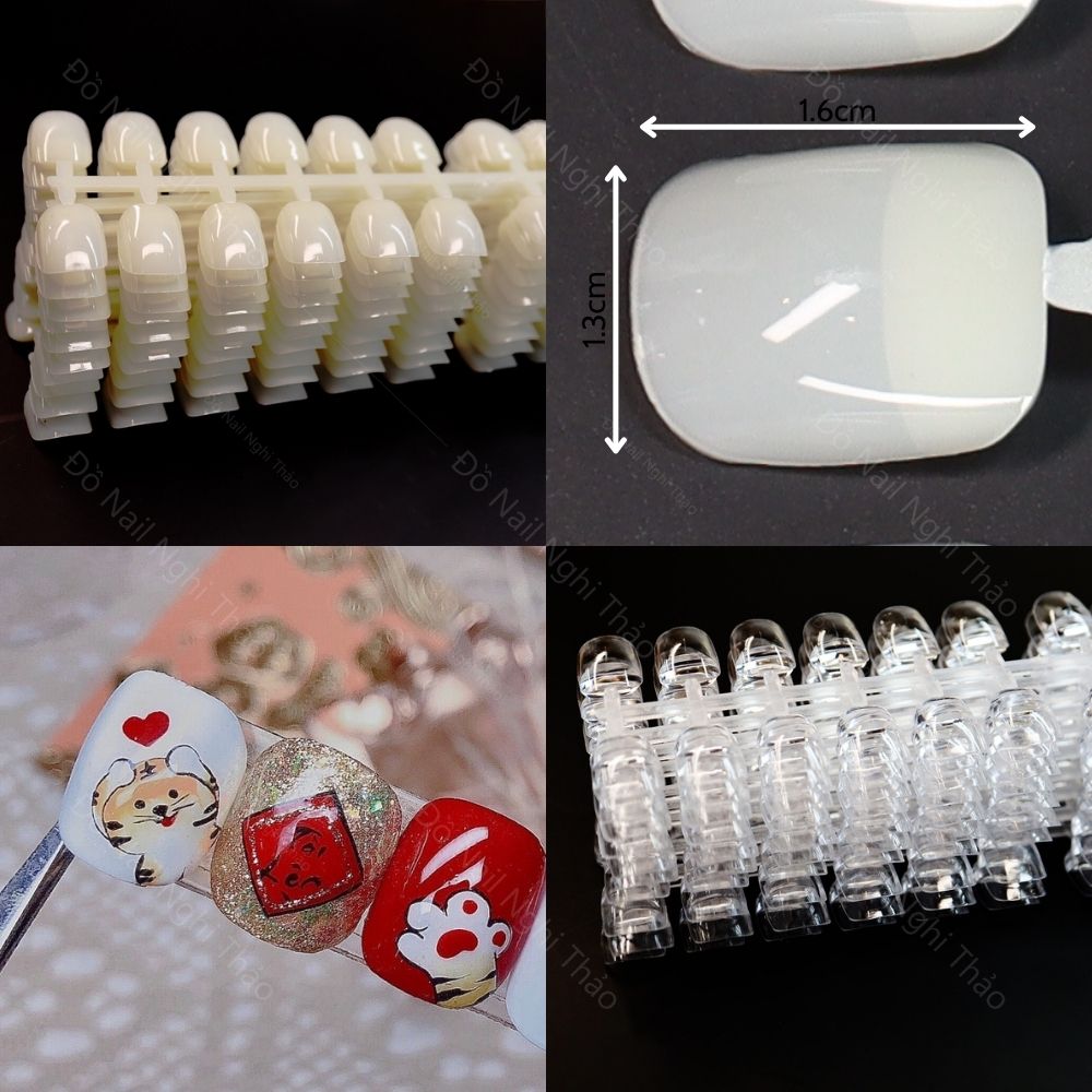 Móng mẫu vuông Hàn Quốc
