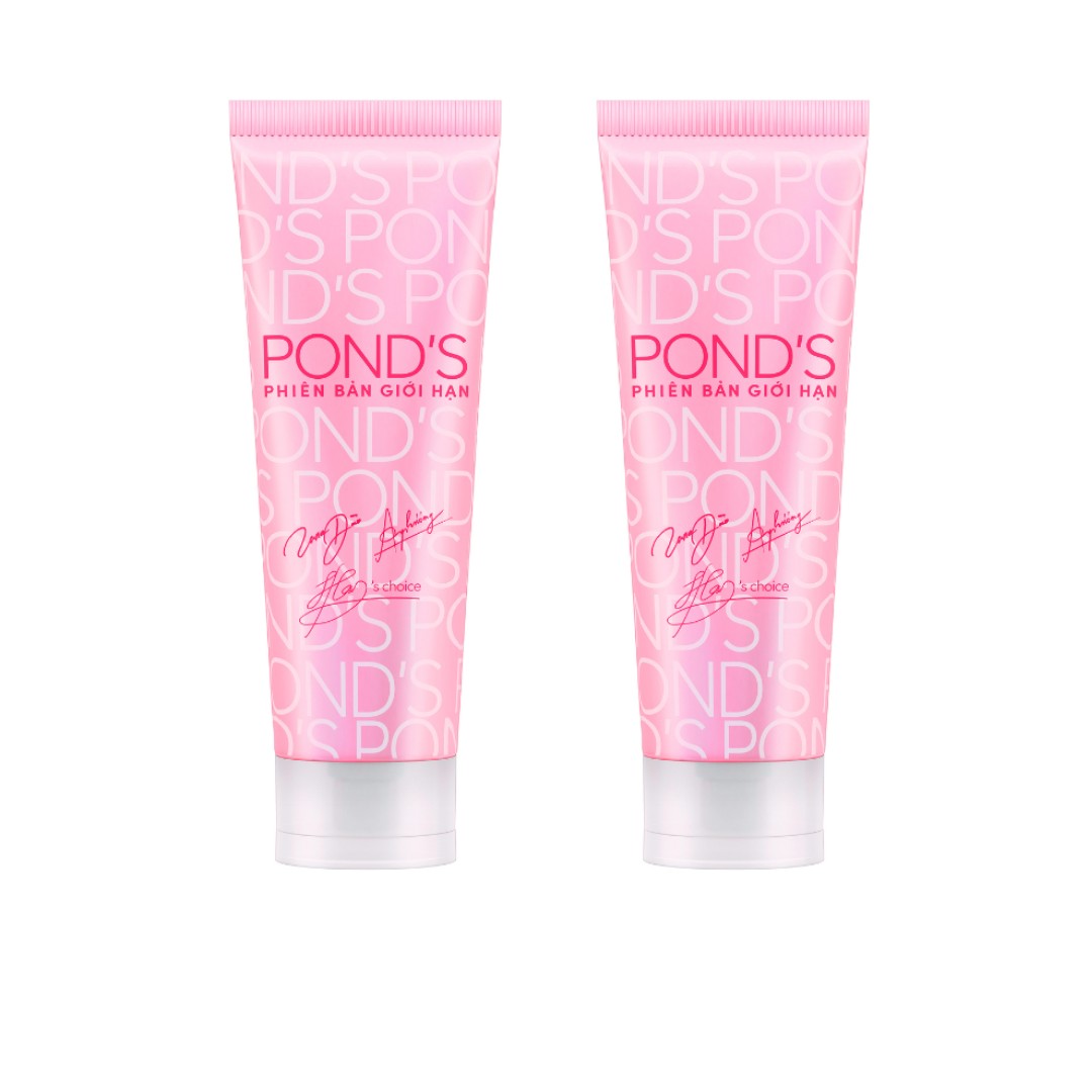 Combo 2 Sữa Rửa Mặt Pond's mới phiên bản giới hạn với chữ kí của Luna Đào, An Phương & Minh Hà 40g
