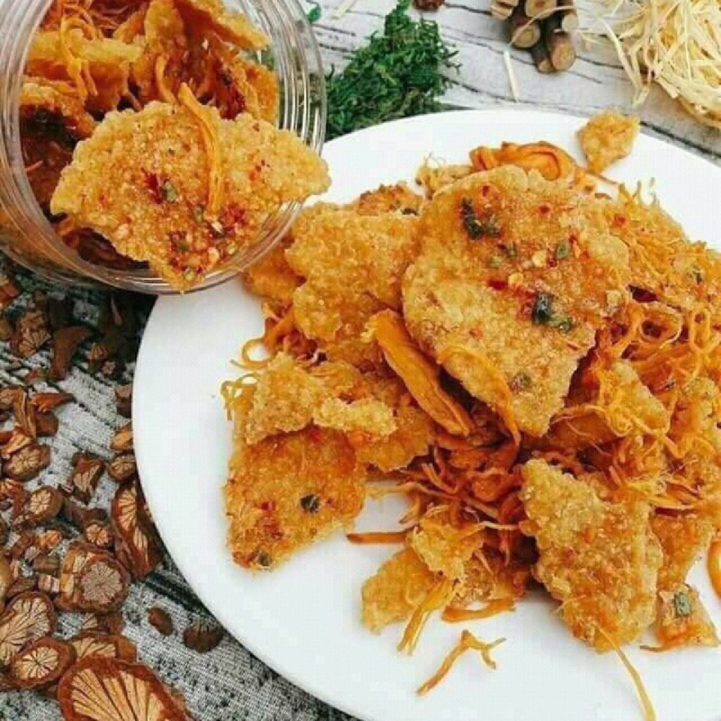 Cơm Cháy Lắc Khô Gà - Hủ 500gr [Denshop] FREESHIP MAX