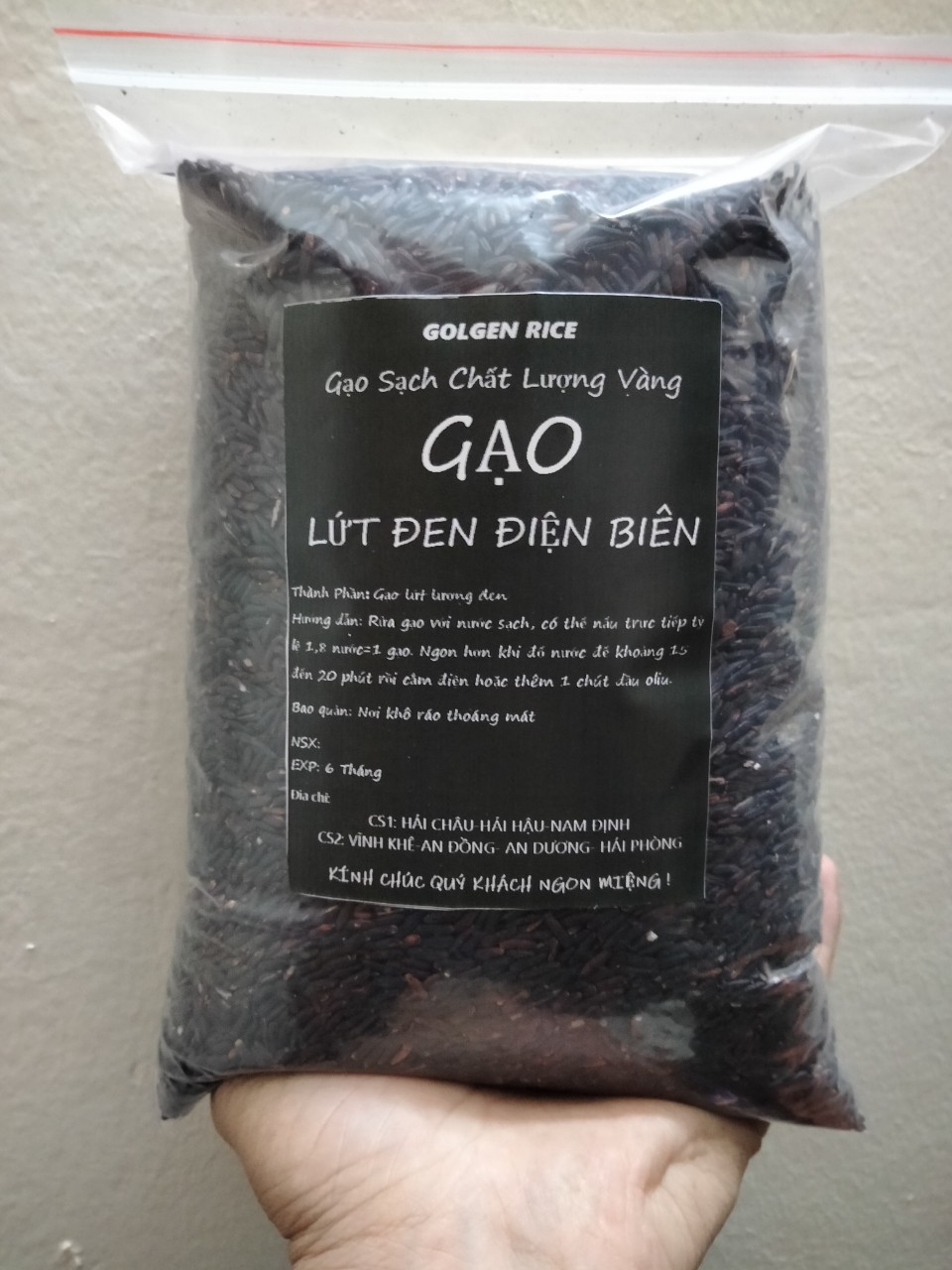 Gạo lứt đen dẻo (Đặc sản Điện Biên thơm ngon)