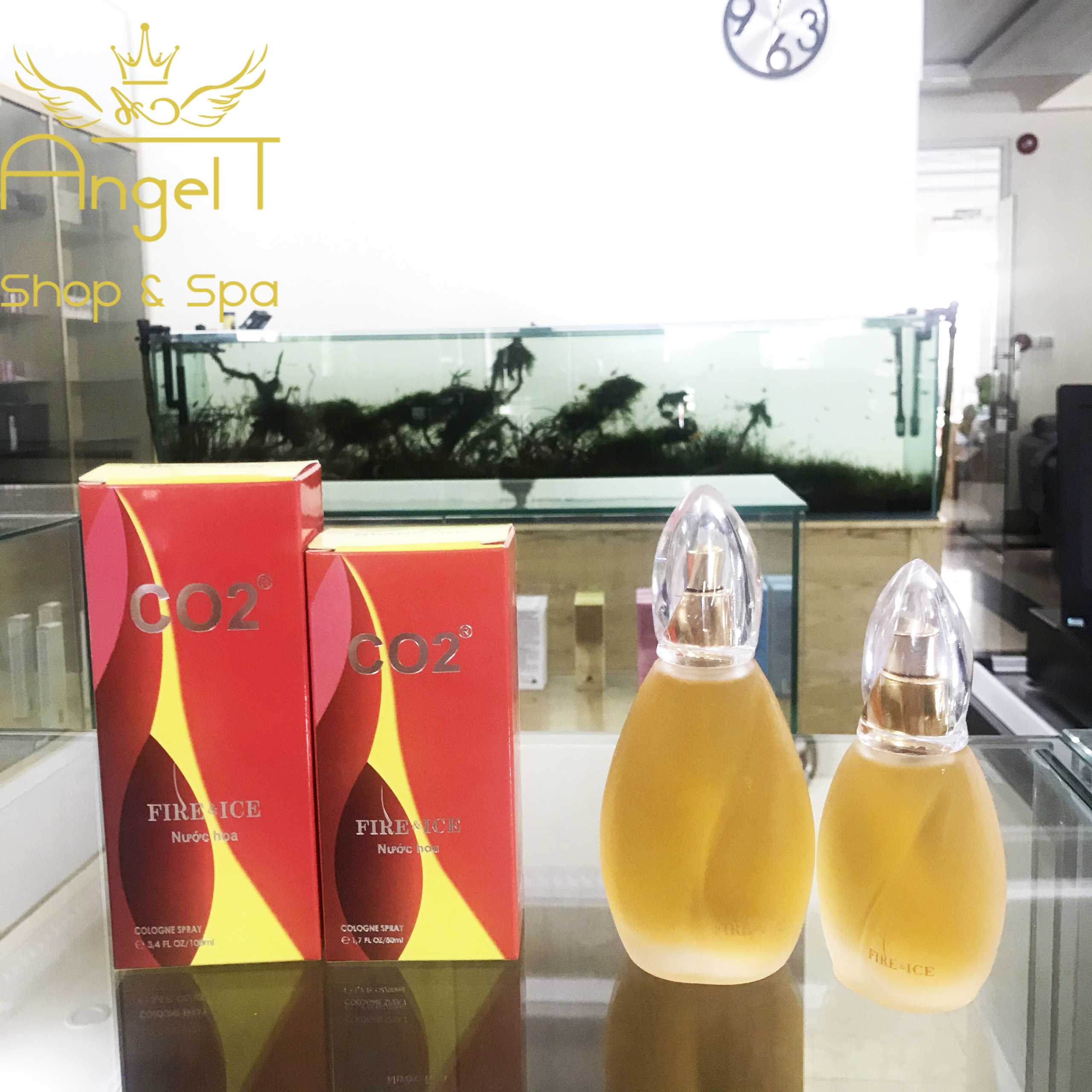 Nước Hoa CO2 Fire & Ice Đỏ 50ml, co2 65ml