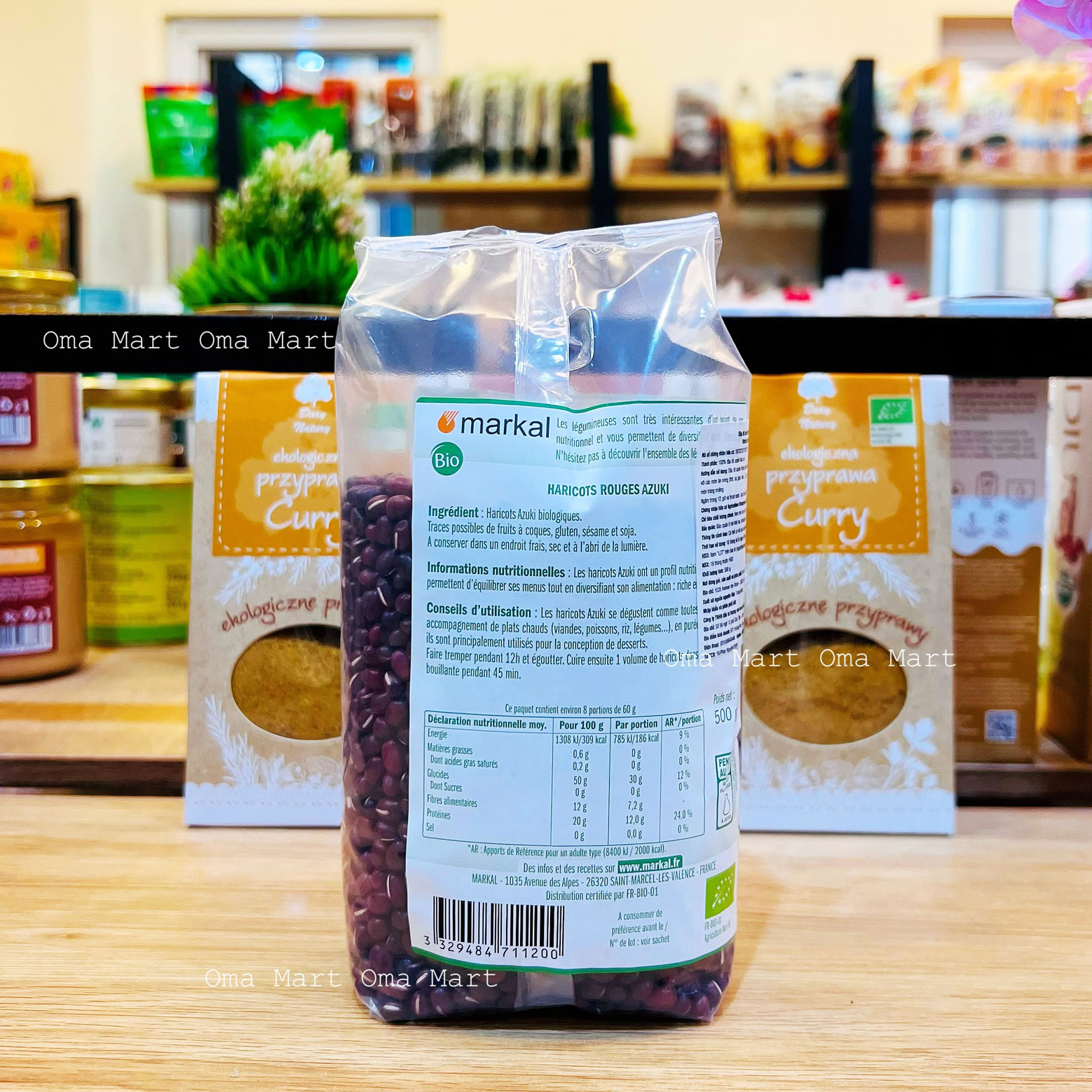 Đậu Đỏ Hữu Cơ Azuki Markal 500g