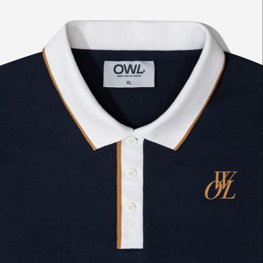 Áo polo Owlbrand Interlock/Navy