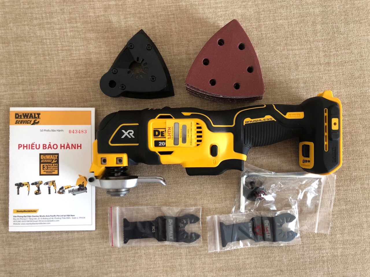 Máy cắt rung đa năng dùng pin 20vmax dewalt dcs356 - hàng chính hãng