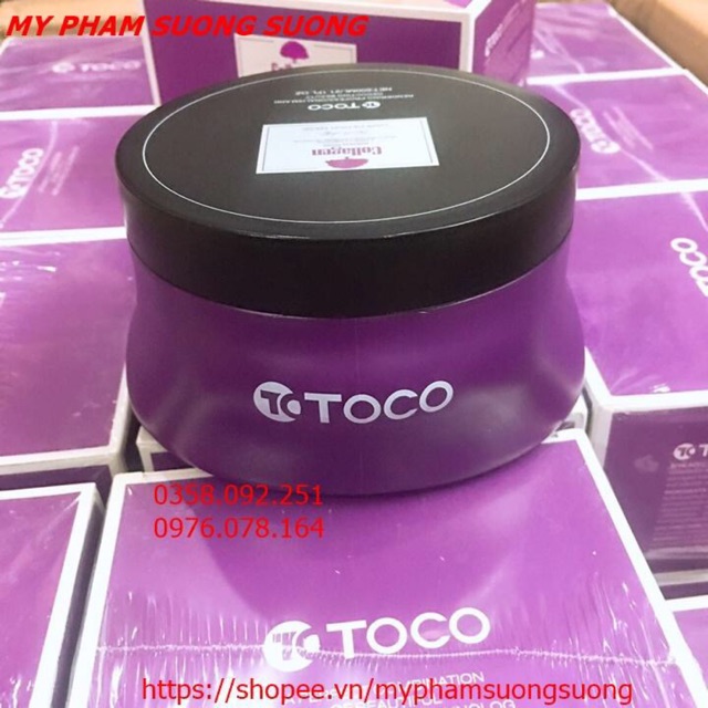 Ủ Hấp dầu tóc phục hồi Toco Collagen 600ml
