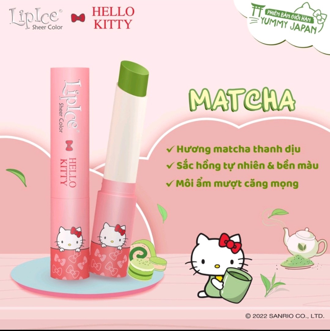 Son dưỡng hiệu chỉnh sắc môi tự nhiên LipIce Sheer Color x Hello Kitty 2.4g (Phiên bản giới hạn)