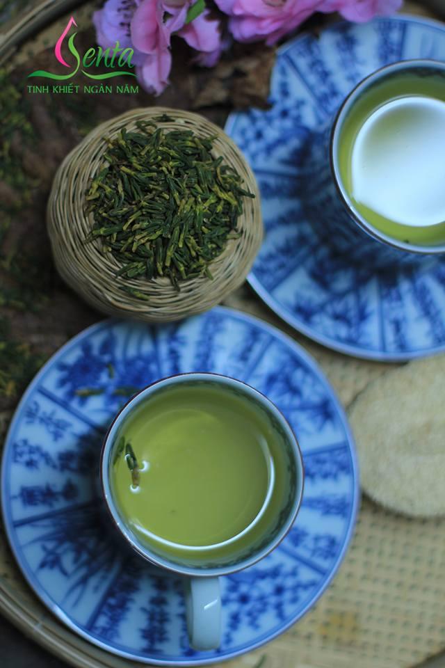 Trà tim sen SenTa, giúp an thần, dễ ngủ. Trọng lượng 100g