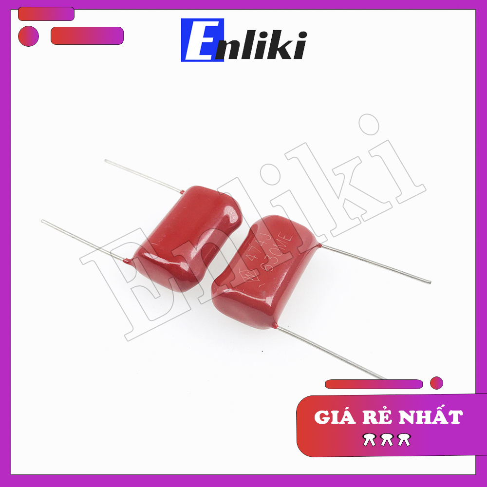 Tụ 0.47uF CBB 474J 630V 20mm