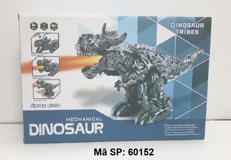 HỘP KHỦNG LONG ĐIỀU KHIỂN PHUN KHÓI, KHÔNG SẠC Dinosaur Tribes 60152