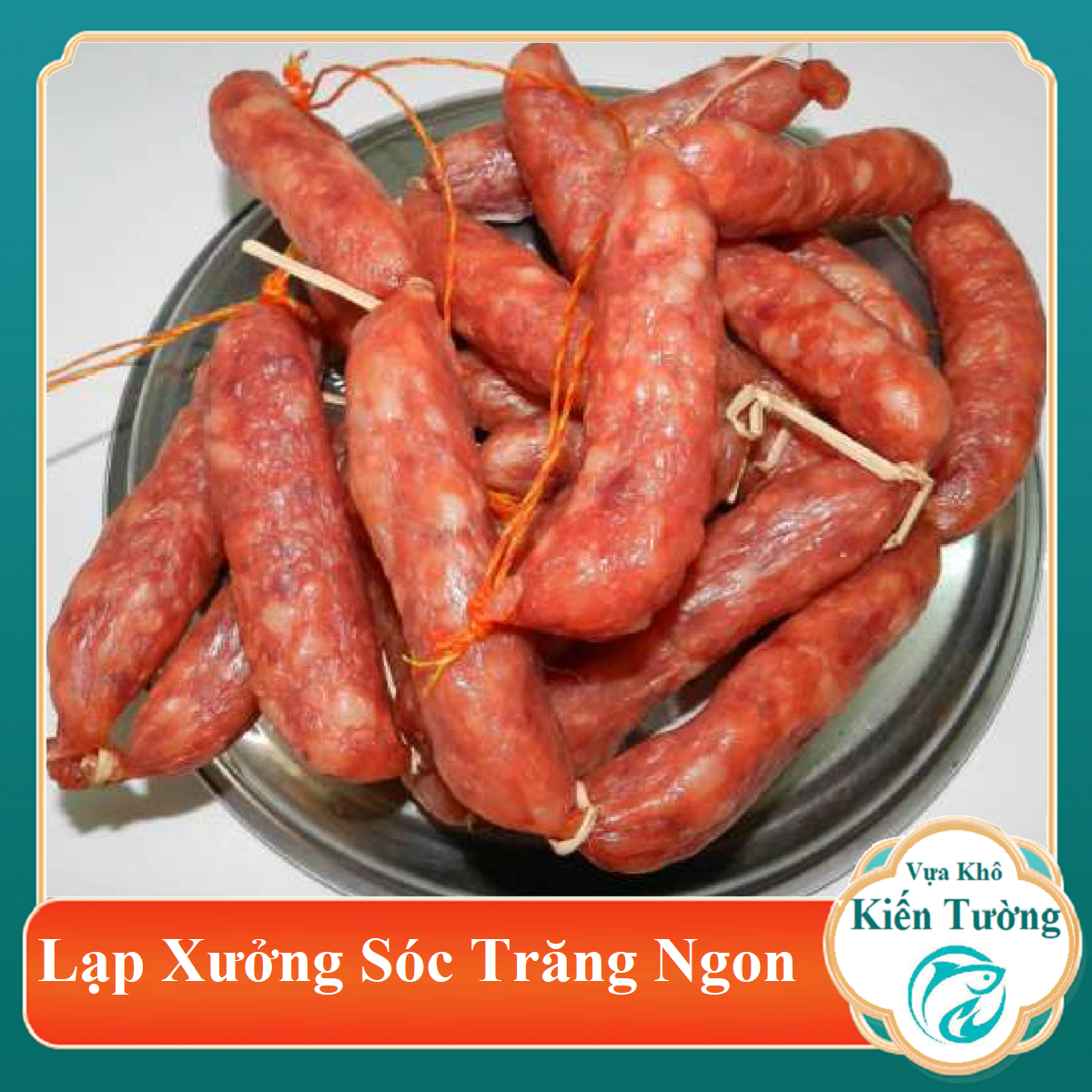 1KG LẠP XƯỞNG  SÓC TRĂNG NHIỀU NẠC THƠM NGON-Vựa Khô Kiến Tường