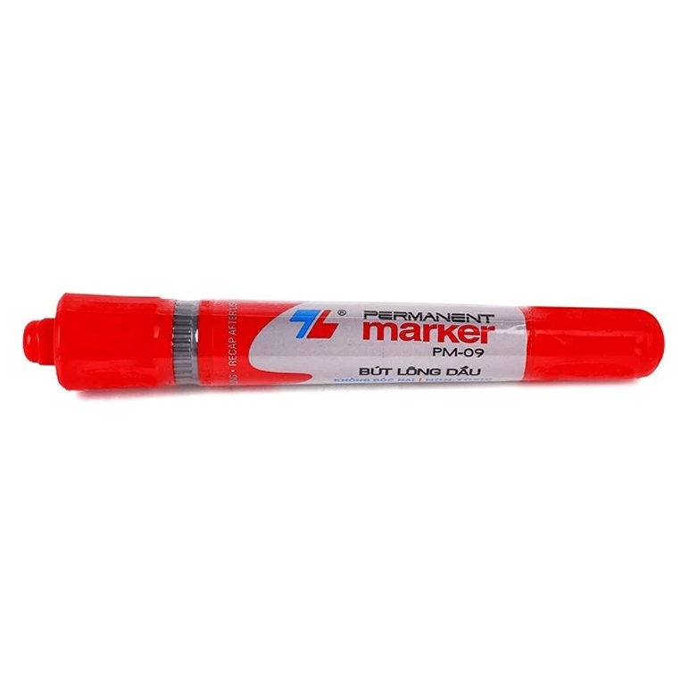 Bút Lông Dầu Thiên Long PM09 - Mực Đỏ