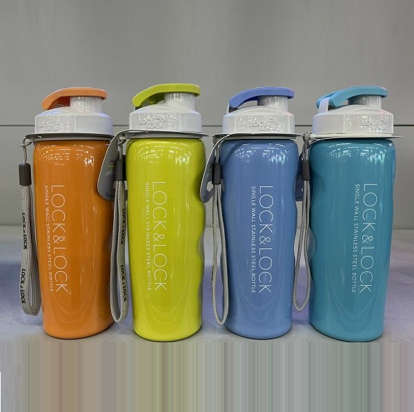 bình nước lock&lock 550ml thép không rỉ cao cấp - bình nước lock&lock