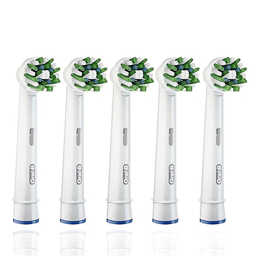Bộ 3/5 đầu bàn chải điện thay thế oral-b brush cross action nội địa Úc giúp sạch sâu mảng bám kẽ răng quatangme-com-vn