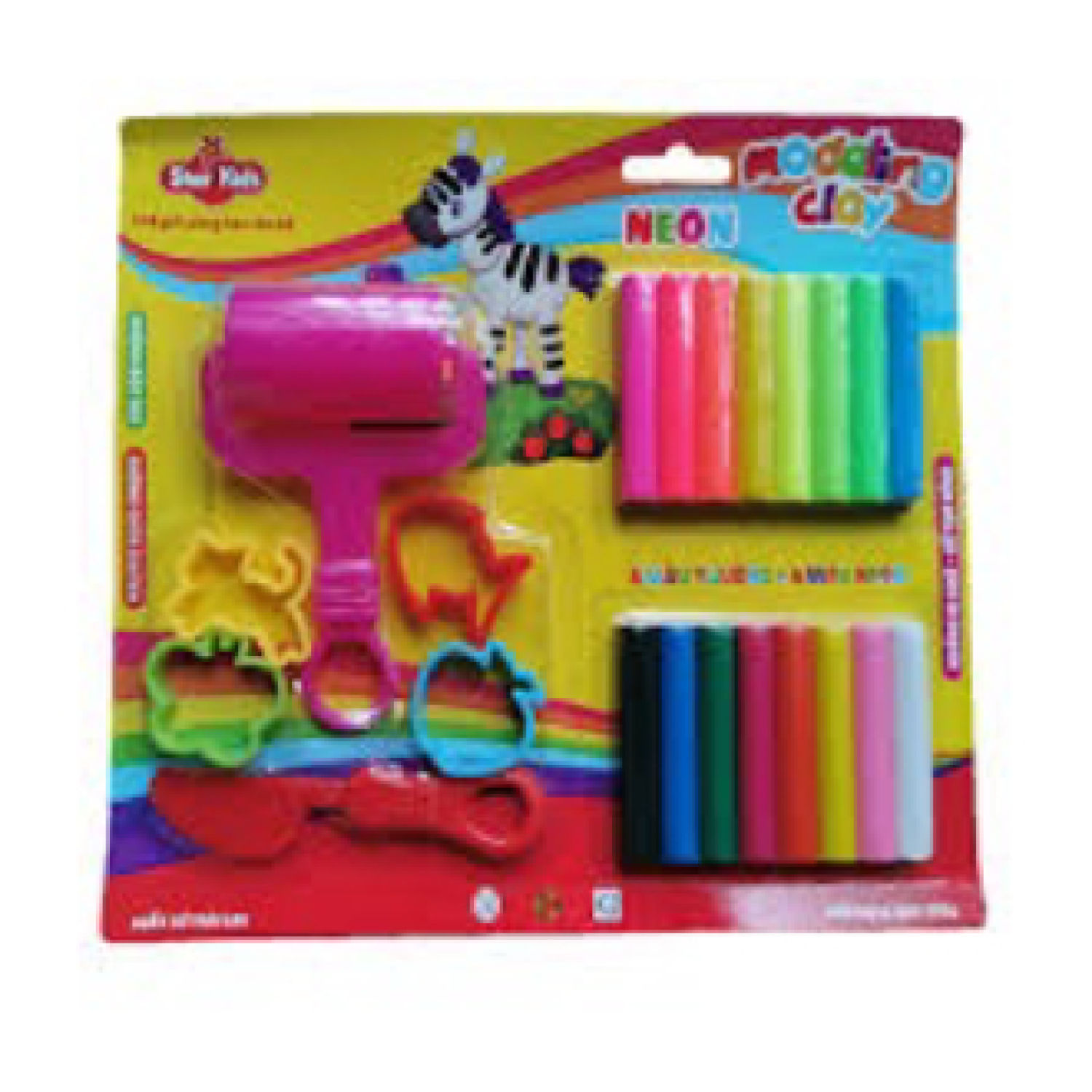 Thái Lan Vỉ đất sét nặn cho bé hiệu Star kid .[(Hàng cao cấp sẵn hàng, giá sỉ)