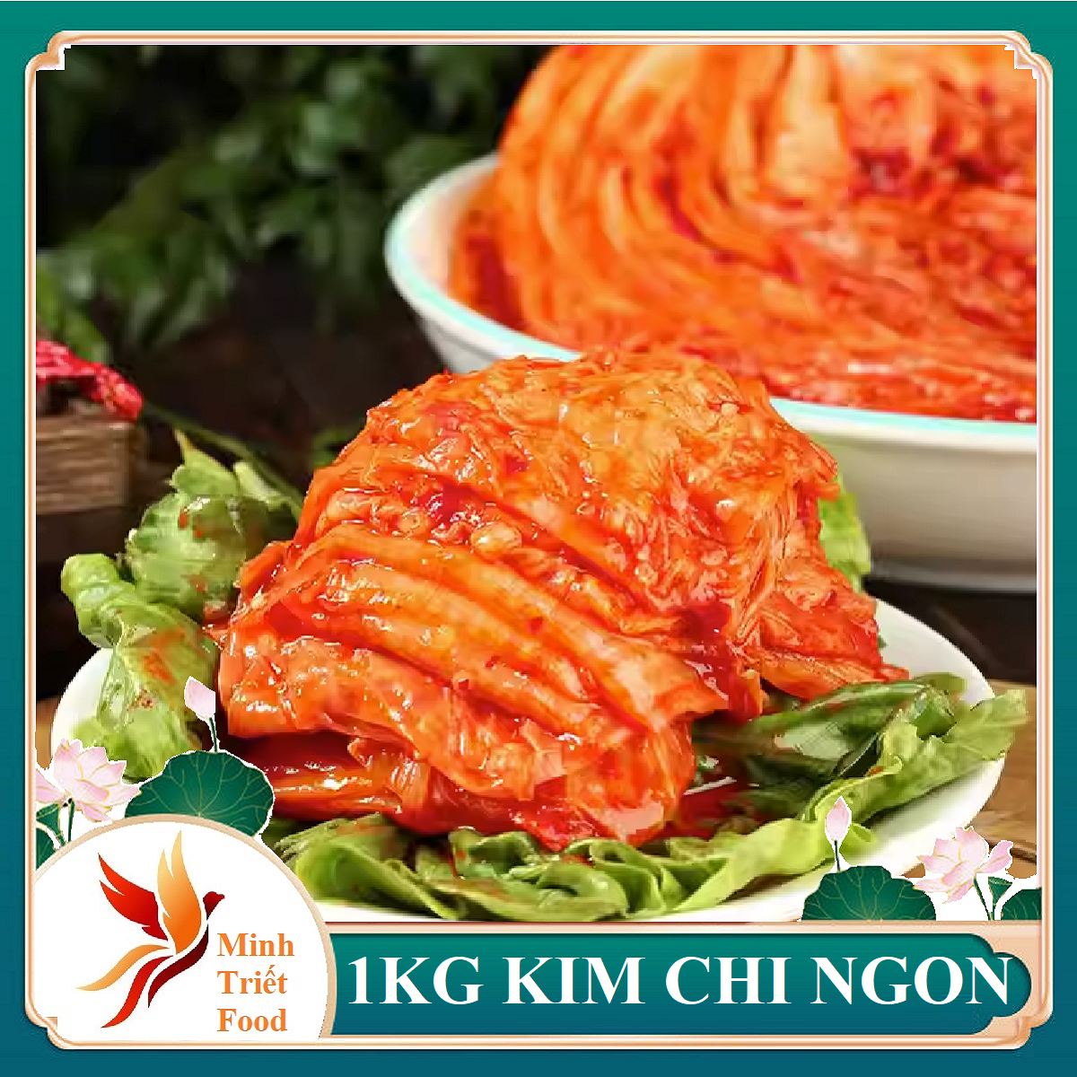 Kim chi cải thảo miền tây cắt lát -đặc sản minh triết