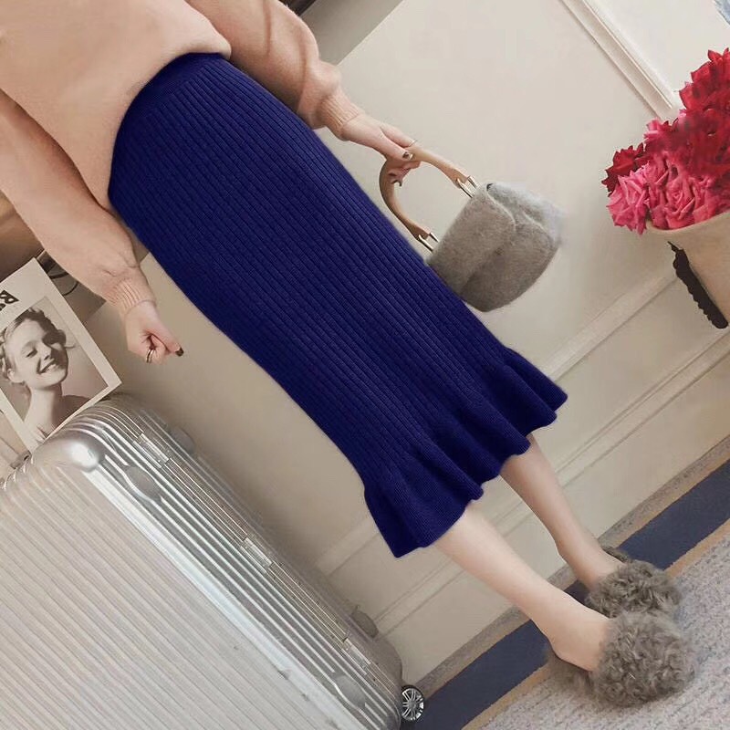 Chân váy len đuôi cá sang chảnh