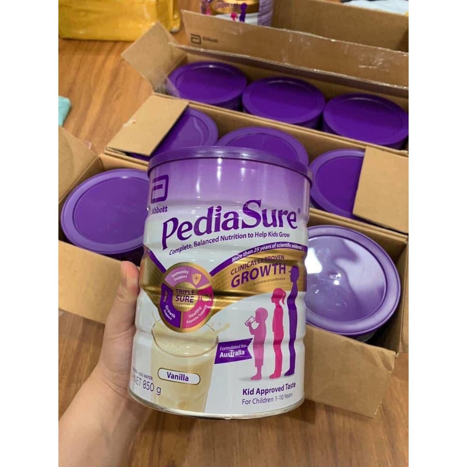 Sữa Pediasure Úc 850g nắp tím (Date xa)