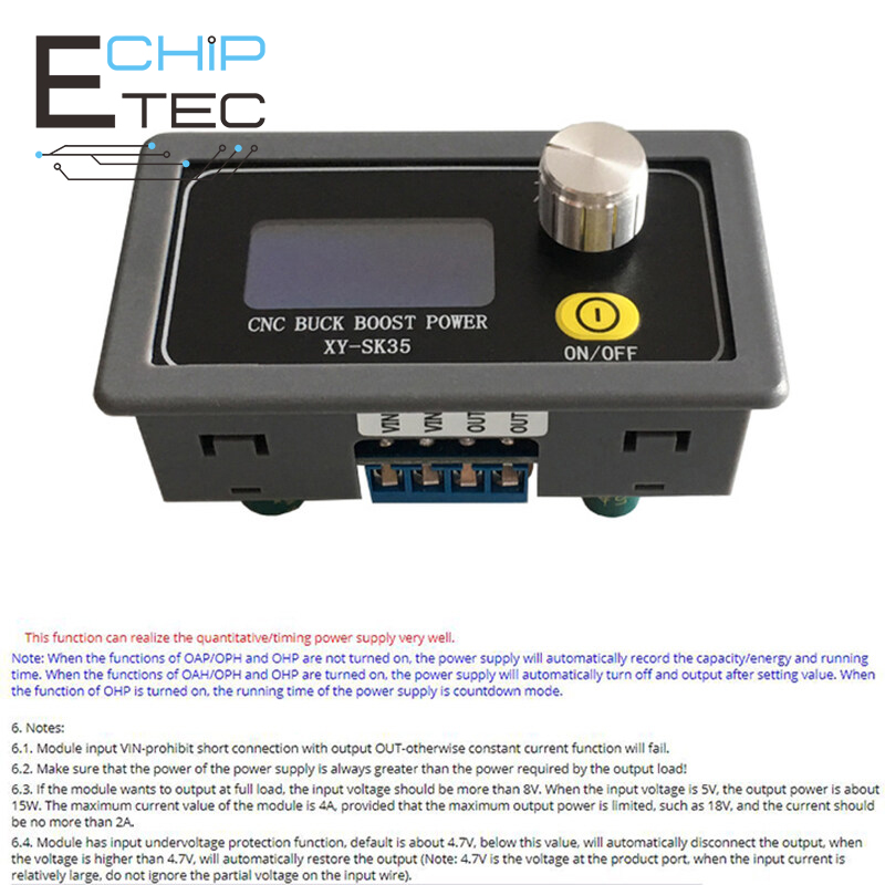 Bộ Sạc Năng Lượng Mặt Trời CCV Mô-đun Nguồn Có Thể Điều Chỉnh/SK35 DC DC 5-30V 4A 35W 12V 24V Tự Động