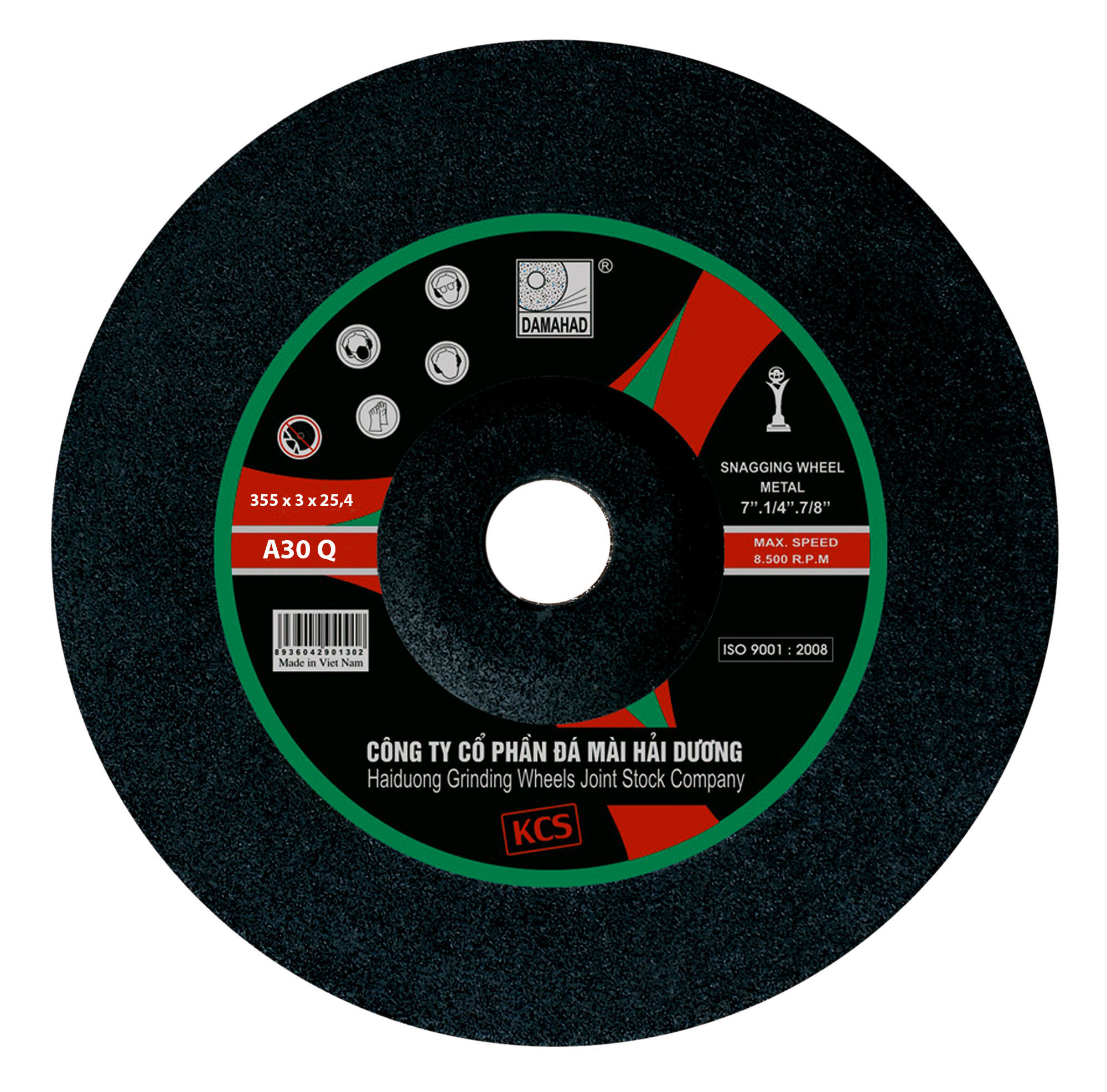 [HCM]Đá cắt Hải Dương 355mm cắt sắt thép