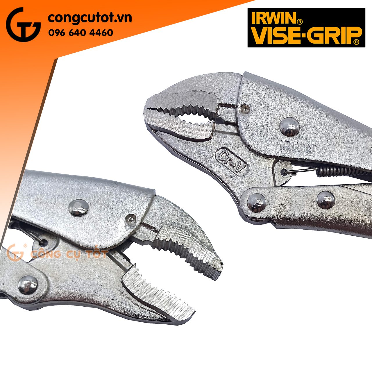 Kìm bấm chết mỏ cong IRWIN VISE-GRIP 230mm