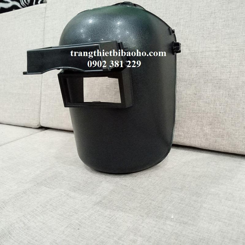 Mặt nạ hàn đội đầu 2 lớp mắt kính trắng và đen Blue Eagle 633P