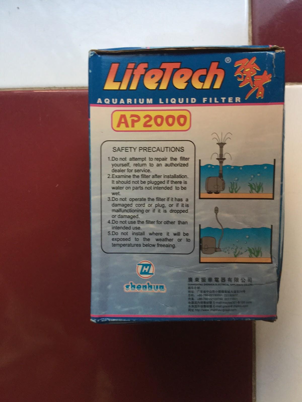 Máy bơm hồ cá LifeTech AP 2000