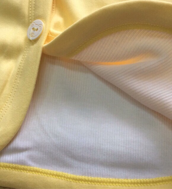 Áo ghi lê Cotton 2 lớp cho bé 0-12 tháng