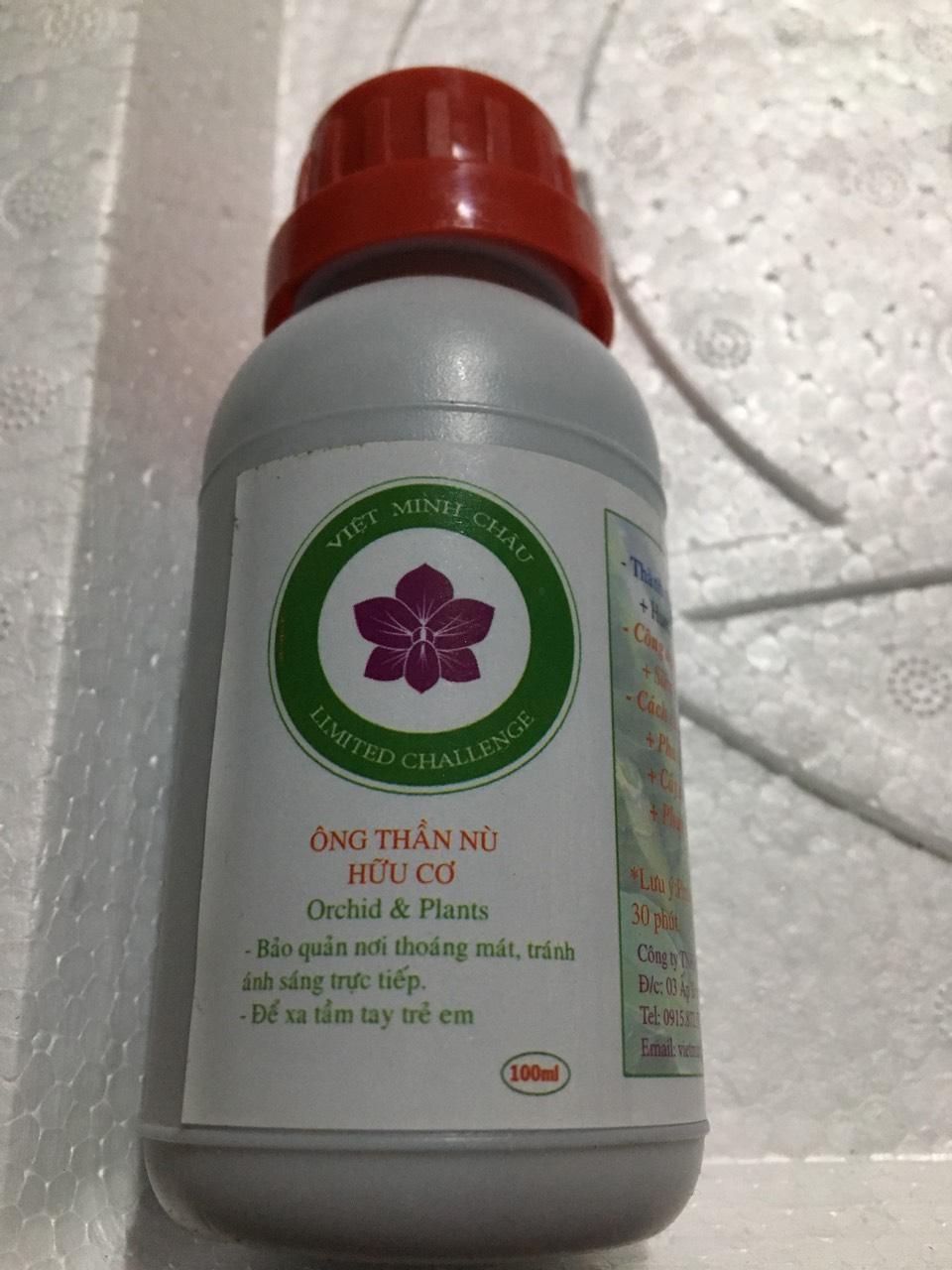 Phân bón cao cấp Ông thần nù hữu cơ cho hoa lan 100ml