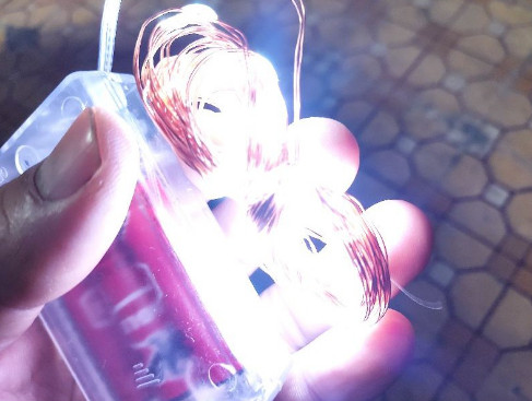 Led đom đóm màu trắng 10M