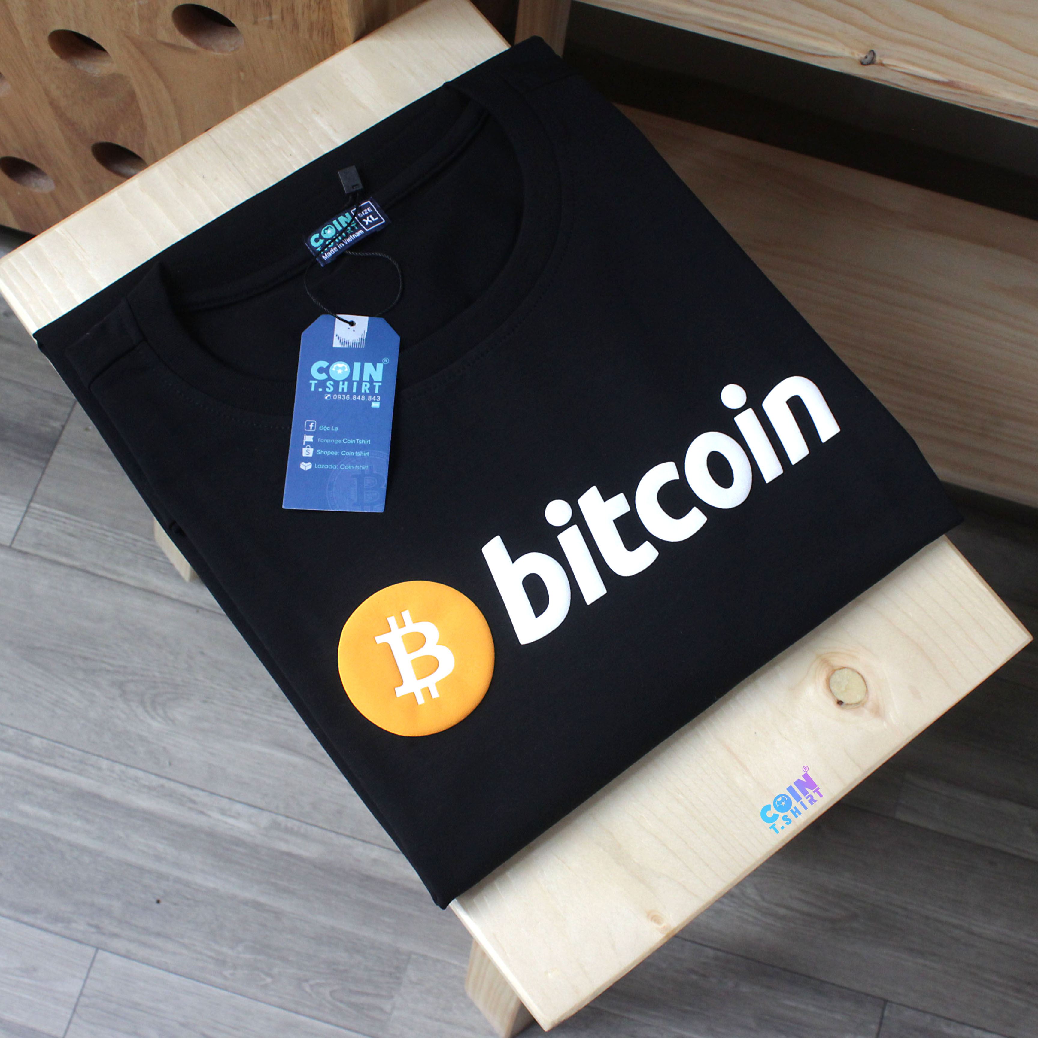 Áo Thun Cao Cấp BITCOIN, Binance, Cointshirt, Ethereum, crypto