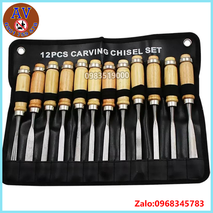 Bộ đục gỗ 12 món