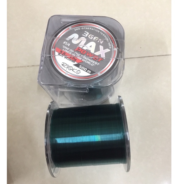 Cước câu cá RYOKO hãng thái lan cuộn 500m siêu zai y hình ..