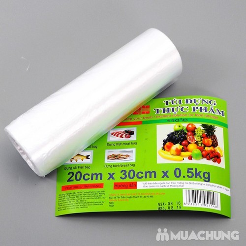 Túi Đựng Thực Phẩm An Lành Size 20*30cm*0.5kg, Túi Tự Phân Hủy - Thân Thiện Với Môi Trường, Cuộn 150 Túi, TITM36