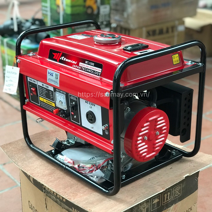 Máy Phát Điện Chạy Xăng 1Kw Mitsunini MT-1500