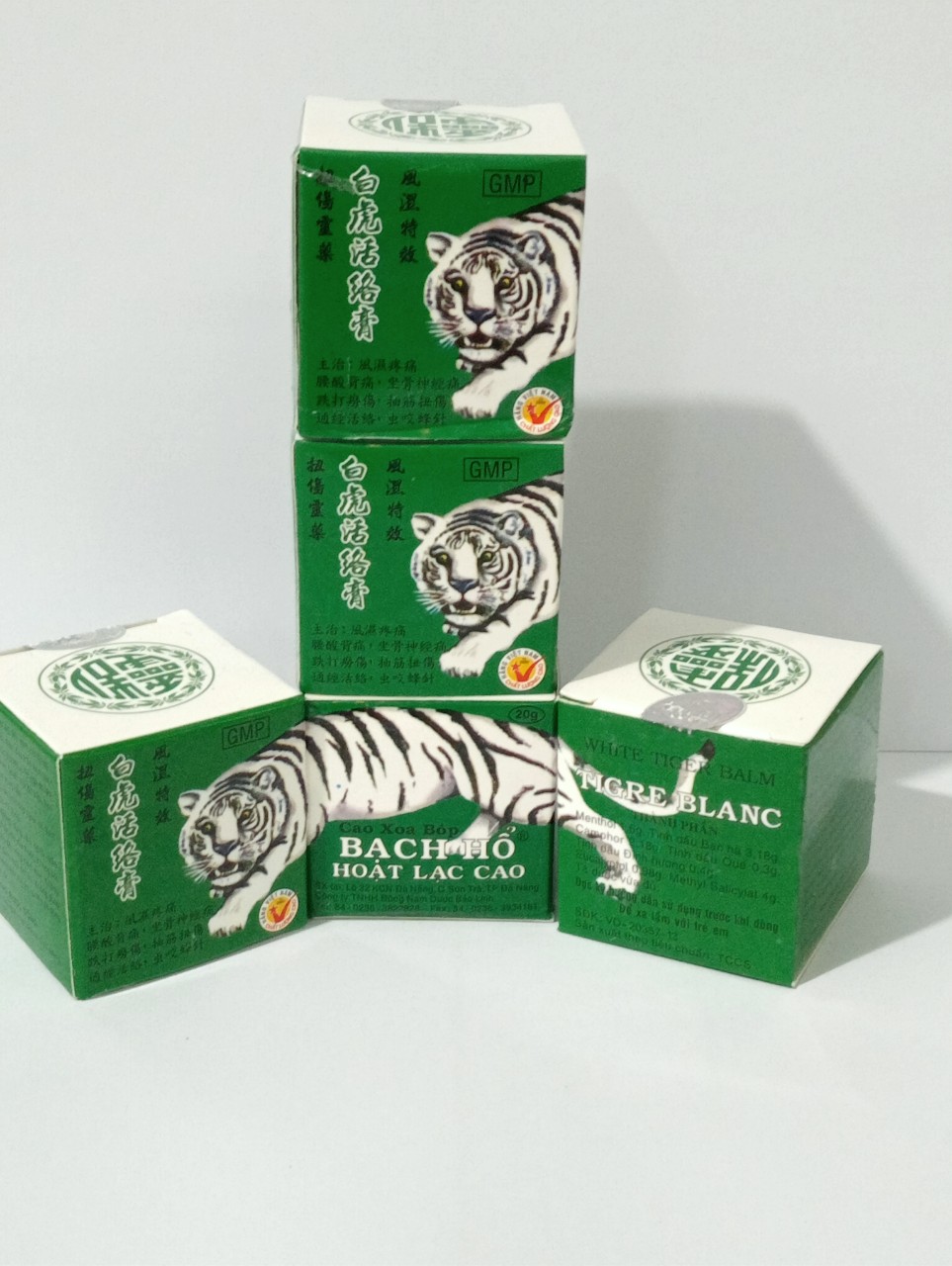 Cao xoa bóp BẠCH HỔ LỌ 20 G