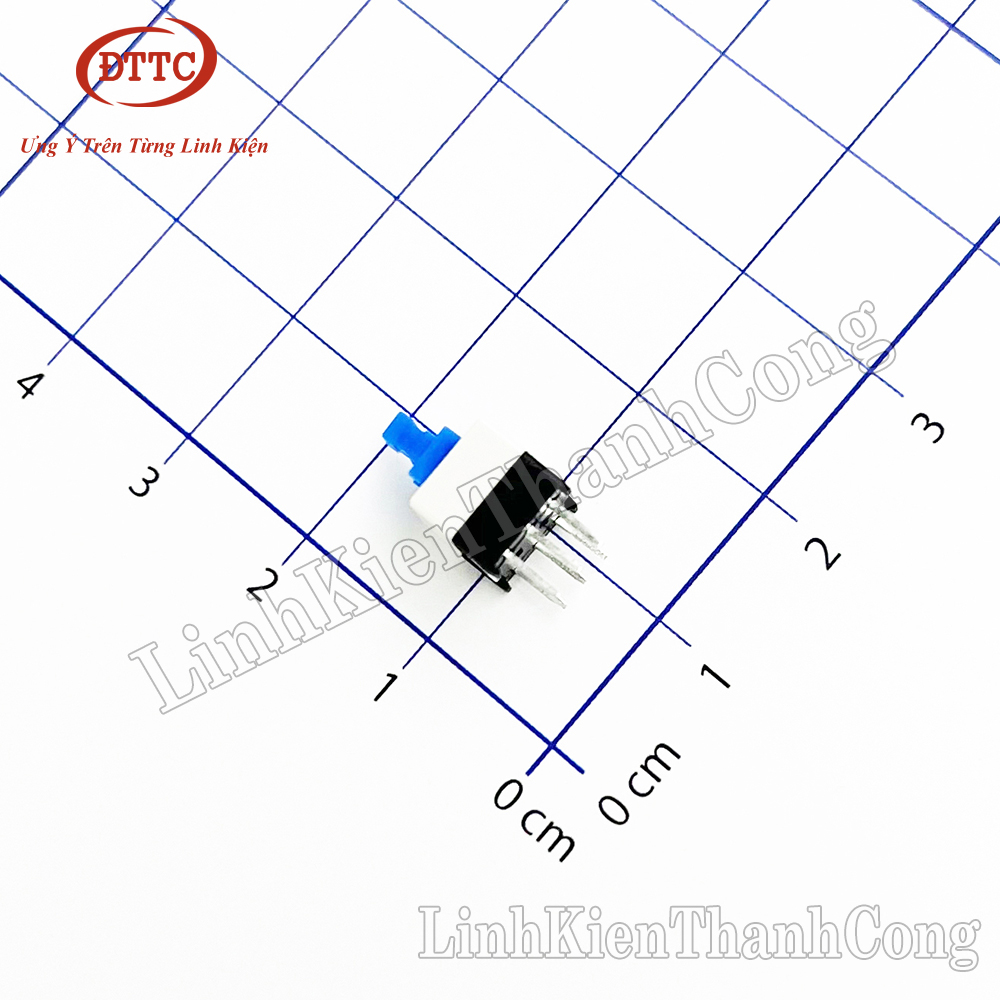Nút nhấn 6 chân tự giữ 7x7mm, 8.5x8.5mm