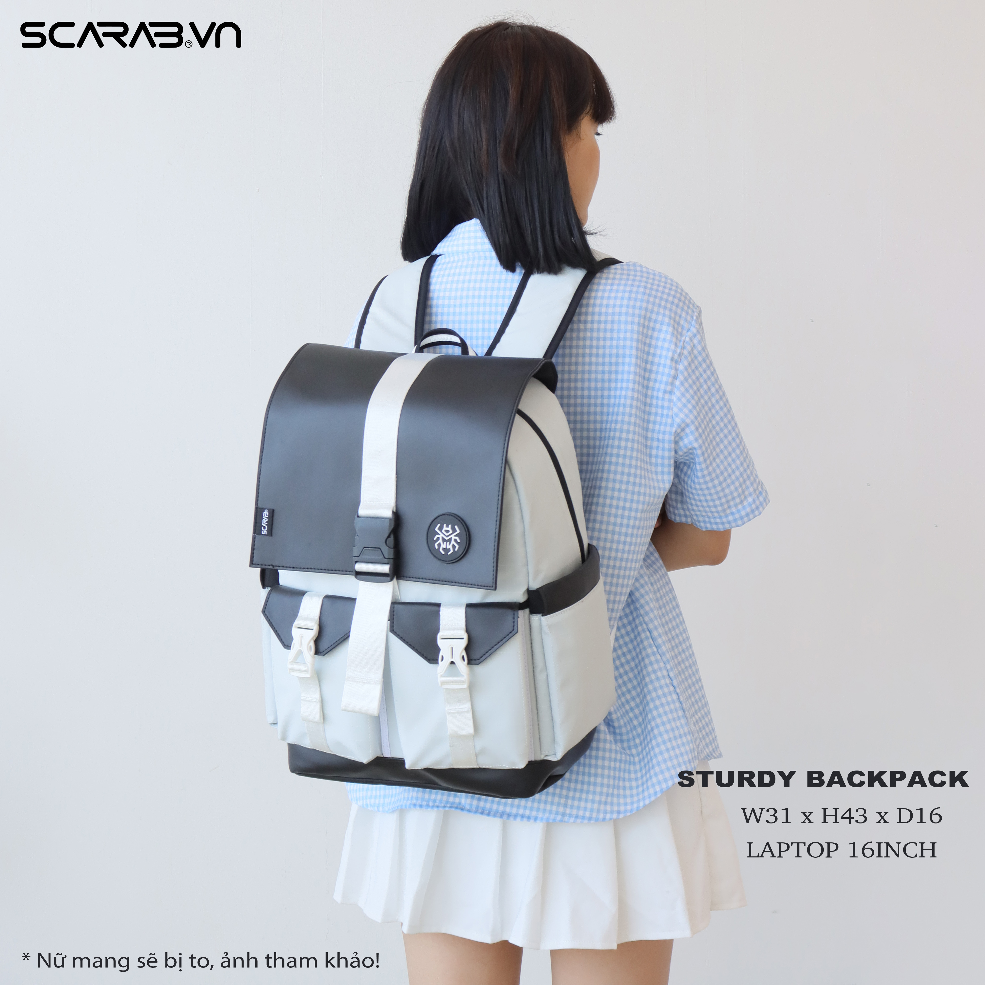 Balo Size Lớn SCARAB - STURDY Backpack Unisex
